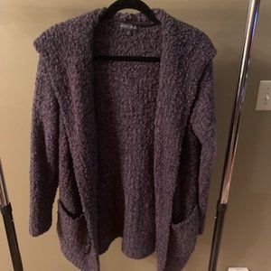 Barefoot Dreams Boucle Hooded Cardigan